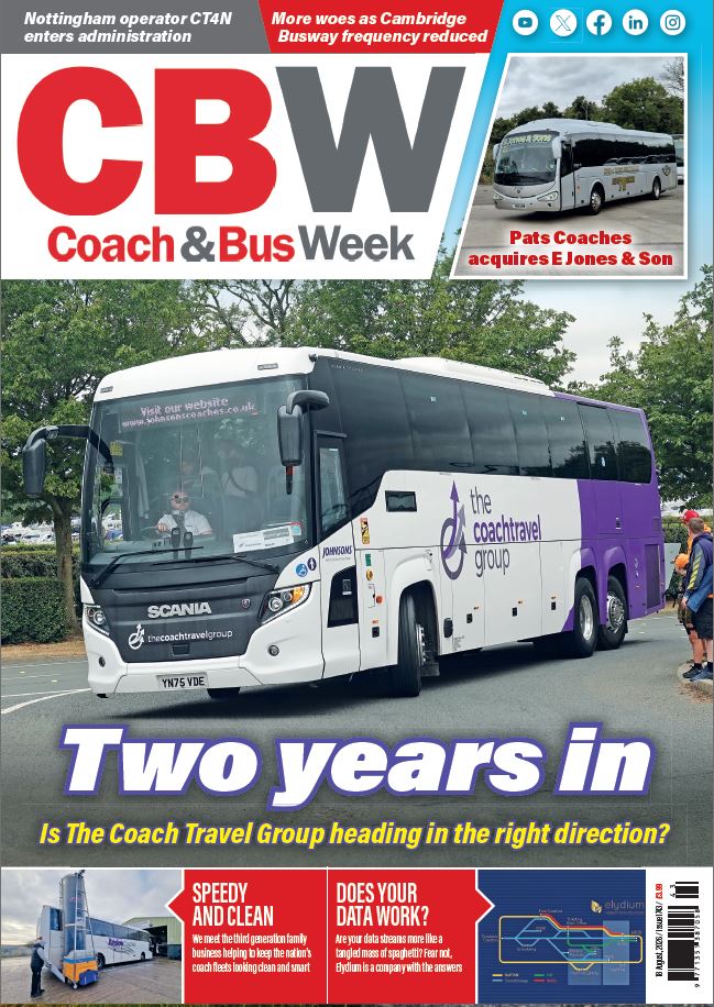 Cover of Coach and Bus Week issue 1743.